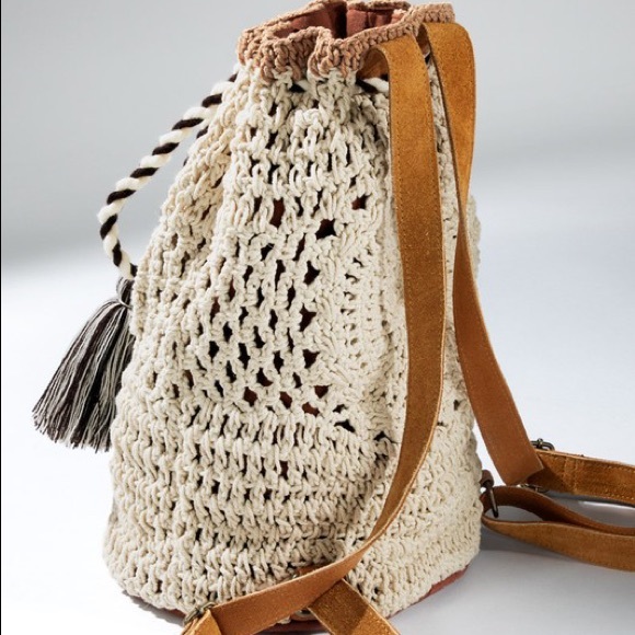 Handmade Crochet Backpack - Picture 2 of 11